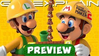 We Played Super Mario Maker 2 for 1 HOUR - Hands-On Preview (Story Mode, Koopa Car, Co-Op, & More!)
