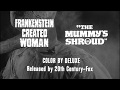 Frankenstein Created Woman The Mummy S Shroud TV Spot 1 1967