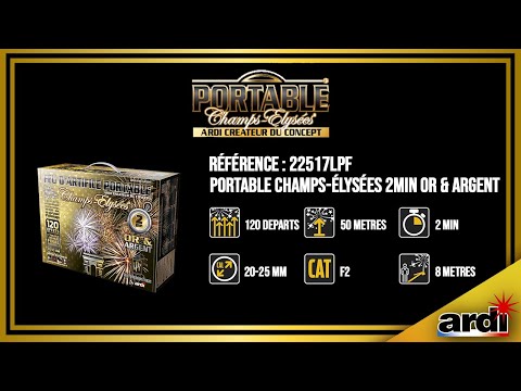 22517LPF - Portable® Champs-Elysées® 2min Or & Argent