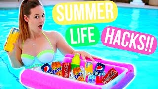 DIY Summer Life Hacks Everyone MUST Know!!!