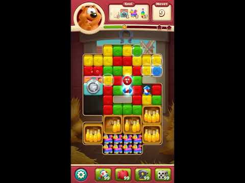 Toon Blast Level 5124 - NO BOOSTERS 🐻🐺🐱 | SKILLGAMING ✔️