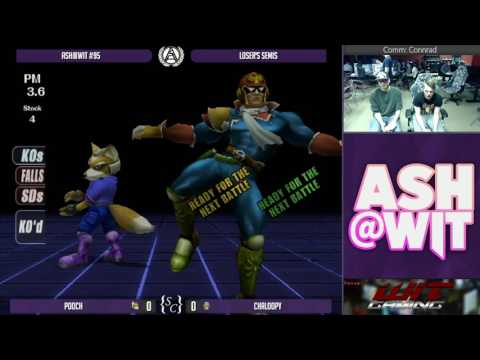 Pooch (Fox, Sheik) vs Chaloopy (Falcon) - ASH@WIT #95 PM Loser's Semis