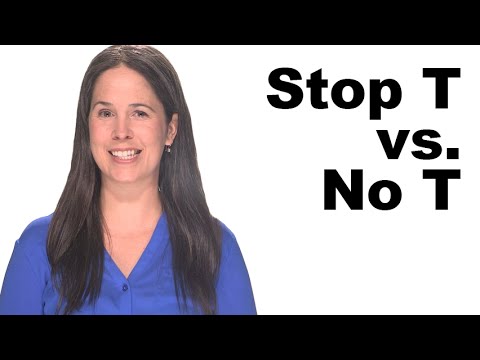 Stop T vs No T - American English Pronunciation