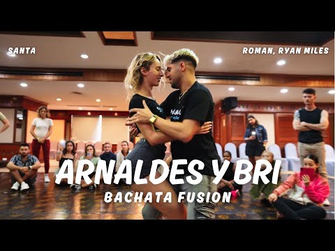 Improvised Bachata Fusion Demo by Daniel & Bri | Santa by Roman, Ryan Miles | Bachata Dance 2024