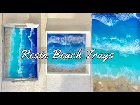 Resin Beach Serving Board Tutorial Fixing Resin Mistakes