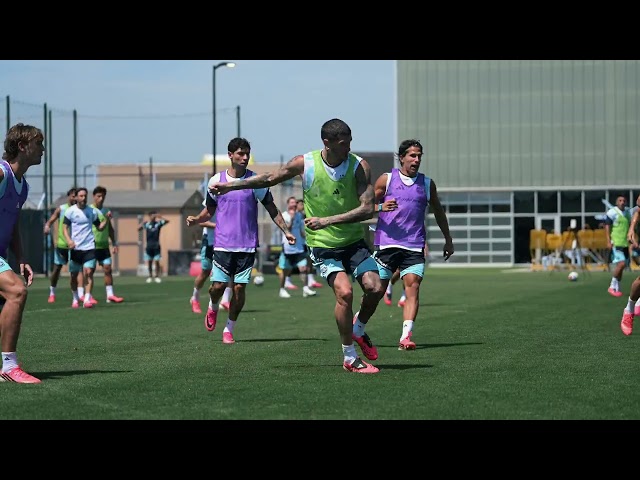 #SelecciónMayor Nueva práctica en Kansas para el equipo de Lionel Scaloni