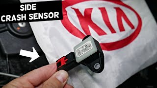 KIA SIDE CRASH IMPACT AIRBAG SENSOR LOCATION REPLACEMENT