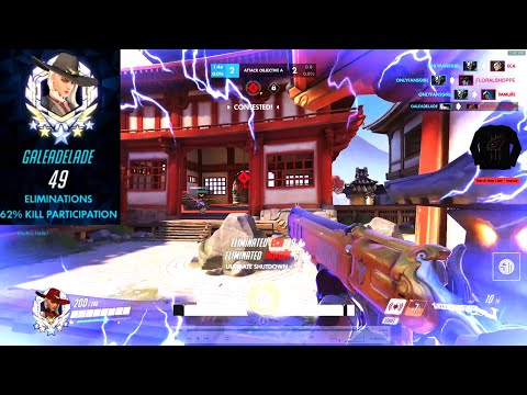 GALE NANO ASHE + KEPHRII WIDOW! [ OVERWATCH SEASON 23 TOP 500 ]