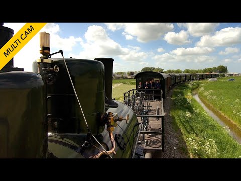 Beautiful Netherlands Steam Engine Cab Ride: Museumstoomtram Hoorn-Medemblik 14/5/2022