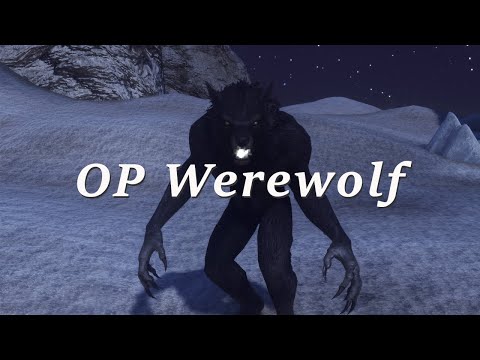 OP Werewolf Build Shreds Bosses - Skyrim - Legendary - Growl