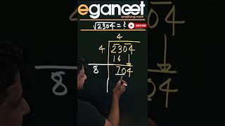Square root of ANY NUMBER  using long division method !👍😊