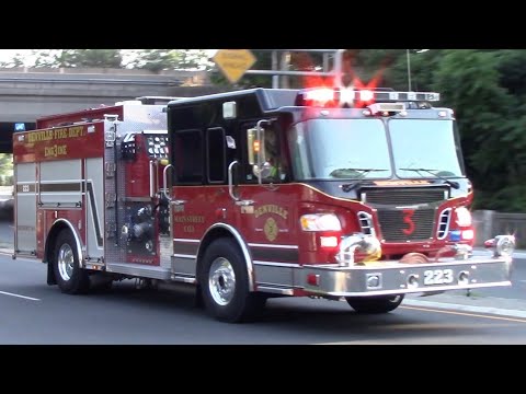 Denville Fire Department Engine 223 Responding 7-27-20