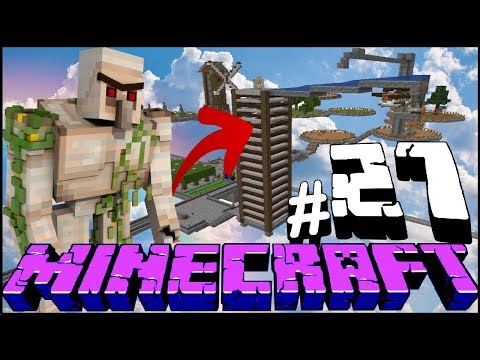 Minecraft SkyCraft: Mais fácil 1250-5000 + h Iron Farm - Iron X - Minecraft Java 1.14.3 -1.14.4 -#27