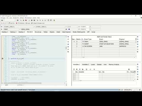 08 sap ABAP Smartforms as email attachment in sap part 2