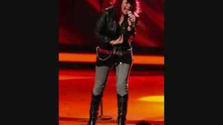 American Idol Allison Iraheta doing PAPA WAS A ROLLING STONE in HQ STEREO