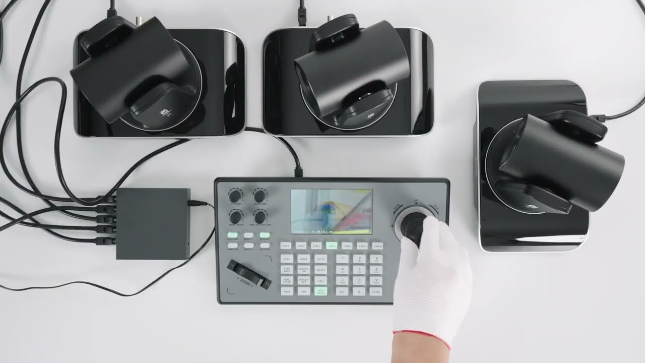 How to Control Multiple PTZ Cameras by KB200PRO Joystick Controller