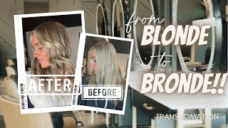 Bronde hårtransformasjon: Fra blond til naturlige dybder med lowlights