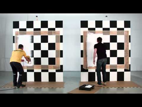 Wagner FLEXiO Sprayer vs Roller Coverage Challenge