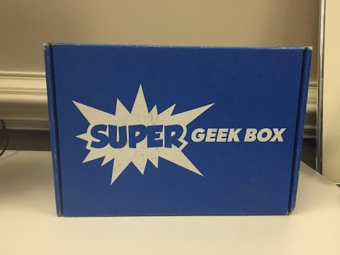 Unboxing: Super Geek Box - NOVEMBER 2015 - LEGACY