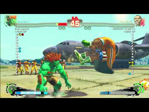 SSF4 Rank Match  KimLegend (BL)  vs  NINGEN YAMETA (BO)