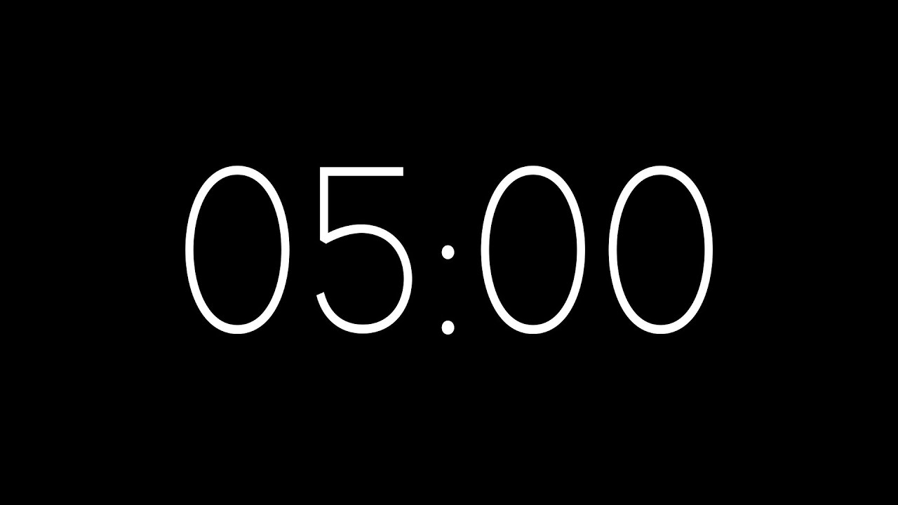 Code Light 5 Min DIY Countdown - Transparent Background - FREE DOWNLOAD