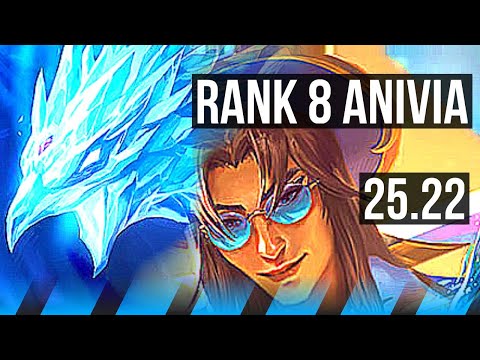 ANIVIA vs YONE (MID) | Rank 8 Anivia | NA Grandmaster | 25.22