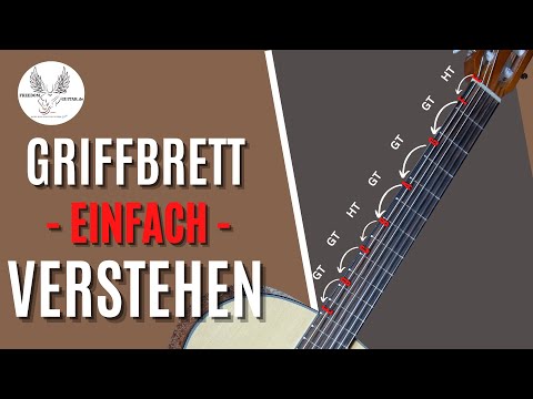 Gitarre lernen - Das Griffbrett der Gitarre verstehen