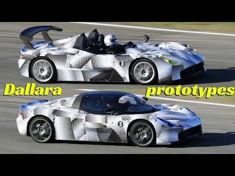 Thumbnail for Dallara Stradale Test Mule Prototypes - 400hp Industry Pool driving fast on racetrack! - by Giampaolo Dallara