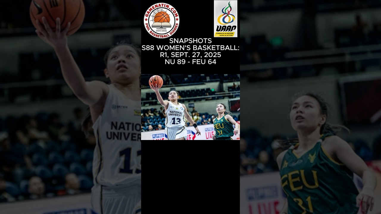 Snapshots: Women's Basketball - NU 89 - FEU 64