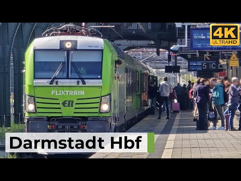 Darmstadt Hbf 26.04.2025- Vielfältiger Zugverkehr mit Fernzügen, Regionalbahnen, S-Bahn & Güterzügen