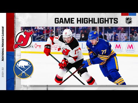 Devils @ Sabres 12/29/21 | NHL Highlights