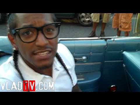 Exclusive: Tony Yayo, Lloyd Banks & Lloyd at the "Any Girl" video shoot