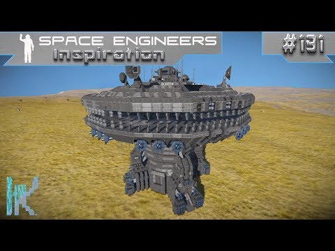Space Engineers Inspiration - E191: Intruder II, Panama Frigate, & Sector Control Station