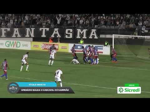 Campeão !!! Operário PR 7 x 0 CR Cascavel jogo da volta final da div. De Acesso 2018