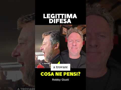 Robby Giusti - Matteo Salvini's speech on SELF-DEFENSE (January 19, 2026)