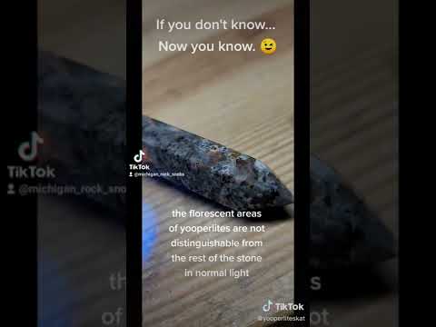 @yooperlites #fake #resin #rockhounding #rockhound #fyp #subscribe