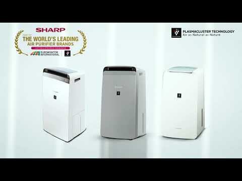 SHARP DW-J27FM-S DEHUMIDIFIER AND AIR PURIFIER