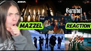 MAZZEL / MISSION|VIVID|LIGHTNING|CARNIVAL|FIRE -Music Video-|REACTION