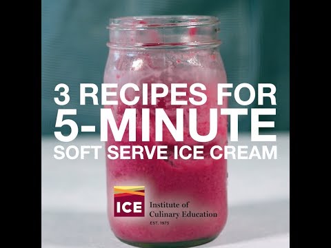 3 Recipes for 5-Minute Soft Serve Ice Cream