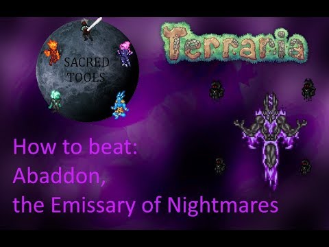 Terraria SacredTools Mod: How to Beat Abaddon!