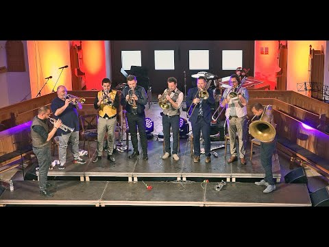 2023 0 5  Da Blechhaufn/Österreich _ Zugabe mit Franz Tröster _Brass Festival