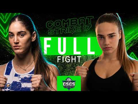 Athina Lidia Chatzigeorgiou vs Katerina Rafaelia Tsakanika | FULL FIGHT | Combat Strike 17