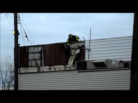Hy-View FD (Cheektowaga NY)  Roof Fire - 4747 Genesee St