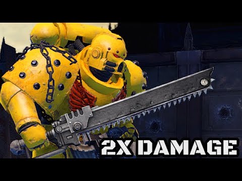 NEW UPDATE: Upgraded Chainsword vs Orks! - Warhammer 40K: Space Marine, Augmented Mod