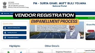Solar Vendor Registration Process / Empanelment Process For Solar Subsidy | MNRE MSEDCL Registration
