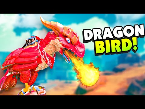 My BIRD Became a FIRE BREATHING DRAGON! - Falcon Age VR