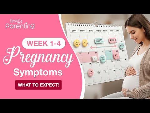 Pregnancy Symptoms Week 1 to Week 4 | Early Pregnancy Symptoms | Very Early Signs