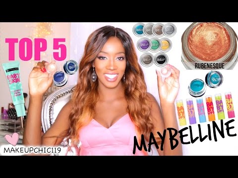MAYBELLINE ▶ mon TOP 5 des MEILLEURS produits!⎜›› Makeup à petits prix ! Video