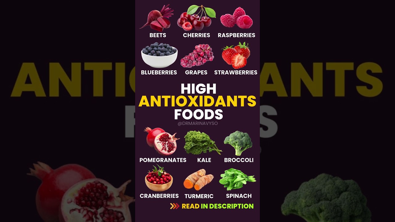 Top Antioxidant-Rich Foods to Fight Inflammation, Aging, and Disease #antioxidants #antioxidantfoods