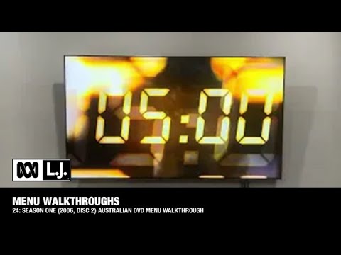 24: Season One (2006, Disc 2) Australian DVD Menu Walkthrough